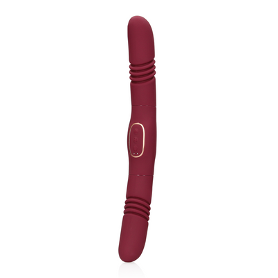 Stoßender Doppelvibrator - Merlot Grape