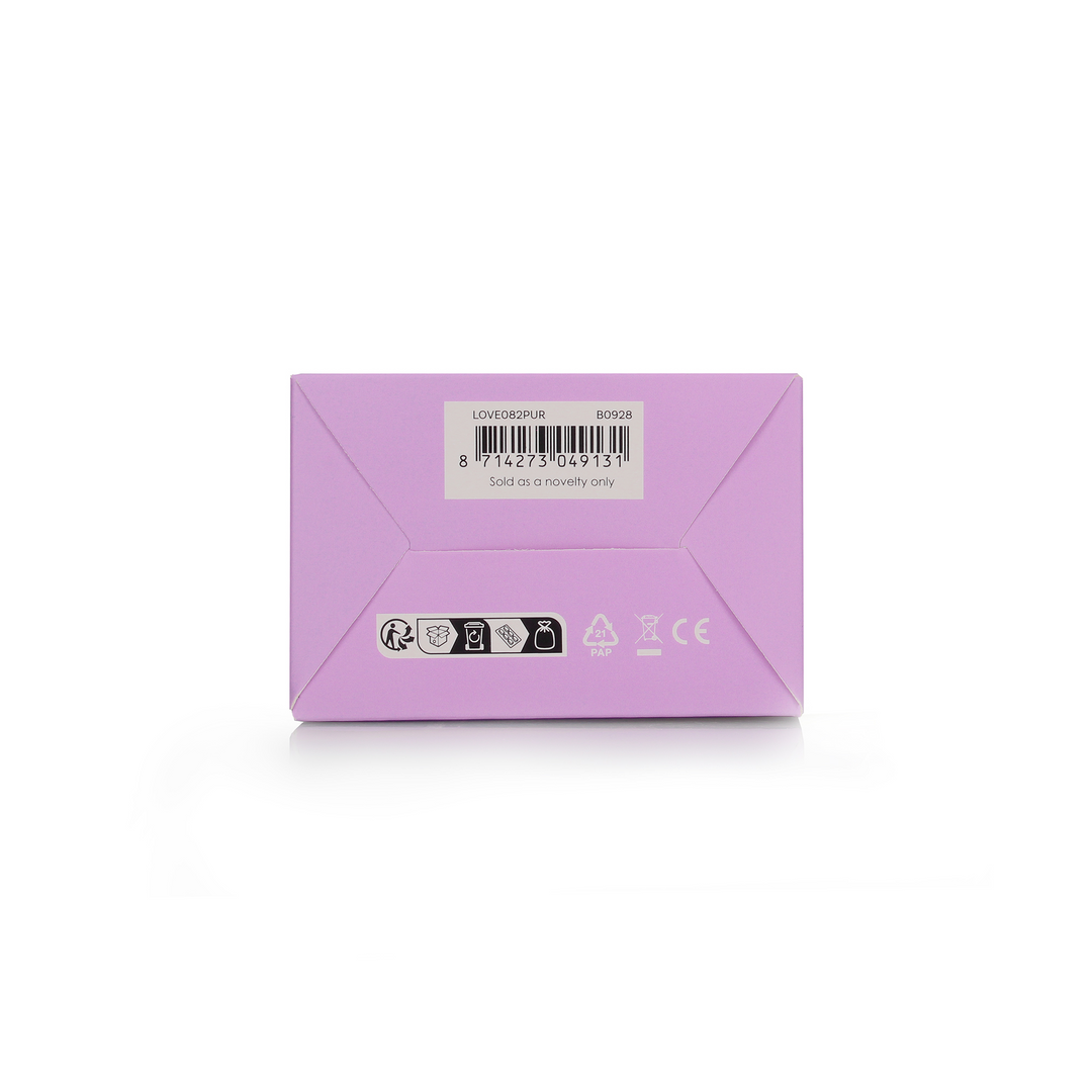 Vibrator mit 3 auf- und ab bewegten Ringen - Orchidee Purple