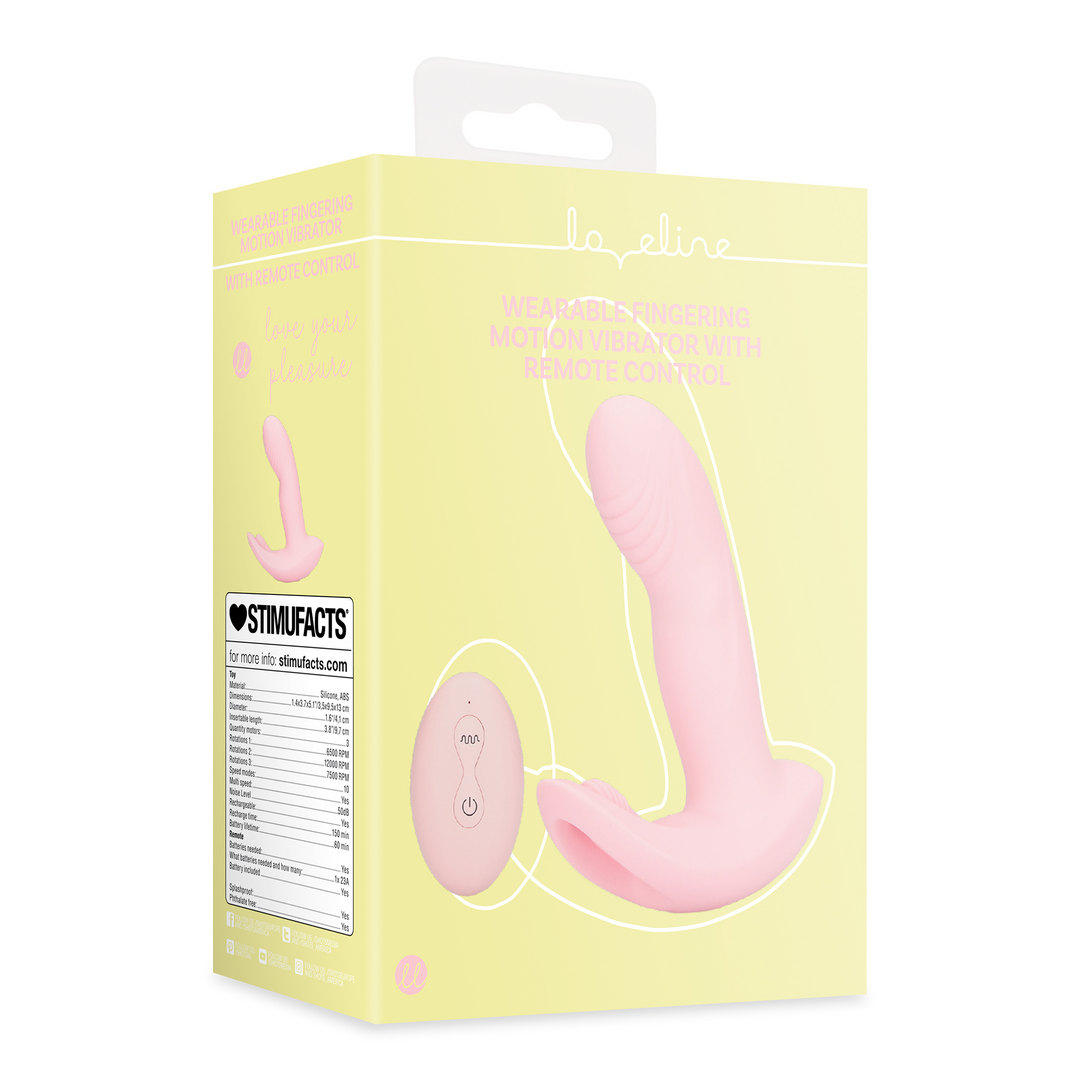 Fingerspiel Vibrator mit Fernsteuerung - Cherry Chiffon