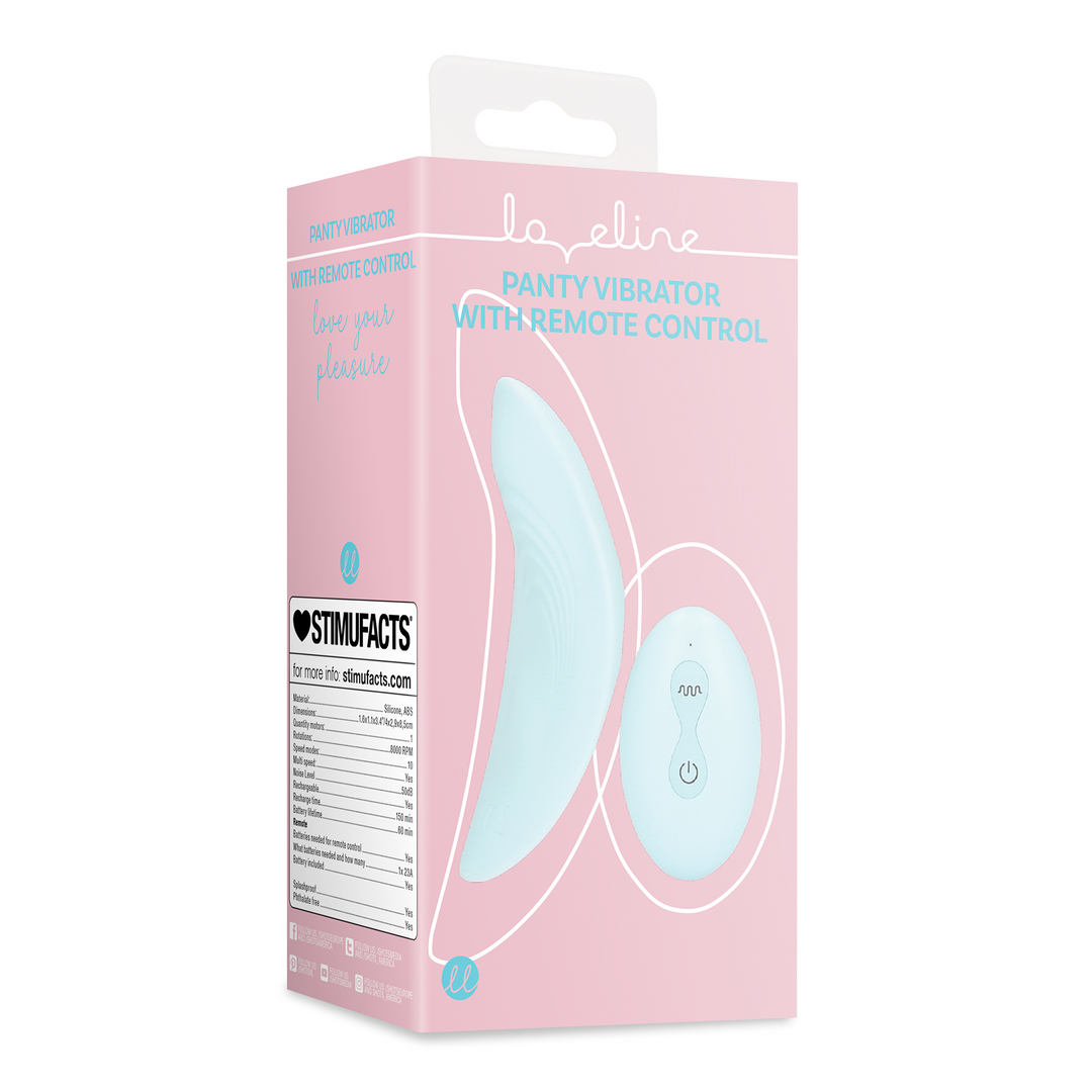 Panty Vibrator mit Fernsteuerung - Arctic Blue