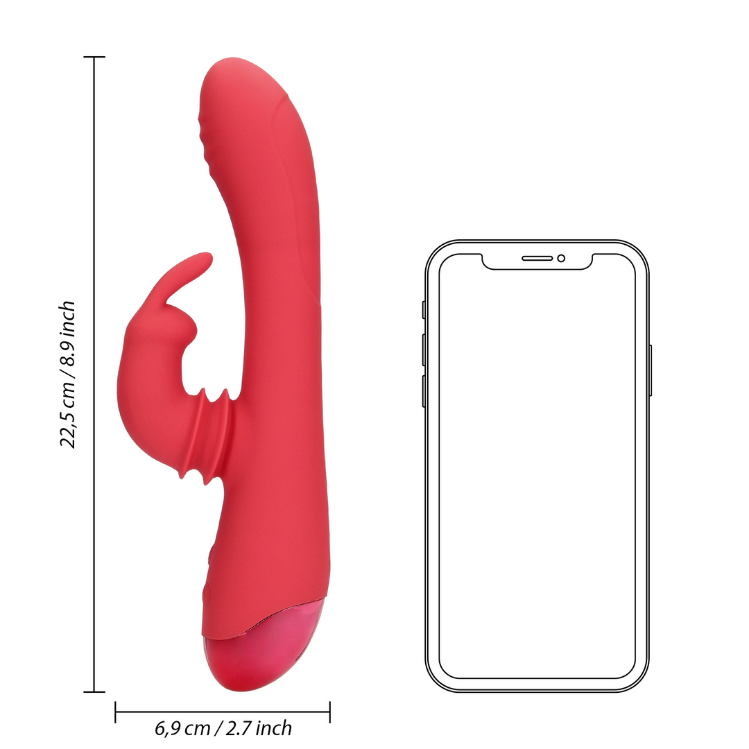 G-Punkt-Vibrator mit beweglichem Kaninchen