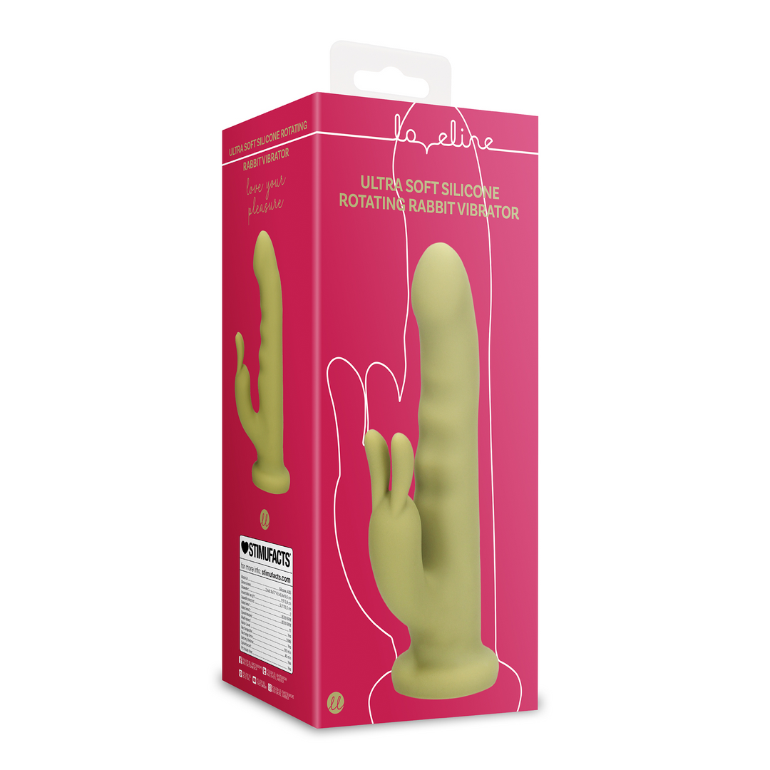 Ultraweicher rotierender Rabbit-Vibrator aus Silikon