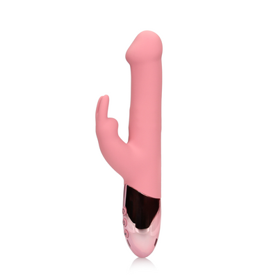 Rabbit Vibrator mit rotierenden Perlen - Pink Arabesque