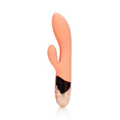 Ultra weicher Silikon Rabbit Vibrator - Ceramic Peach