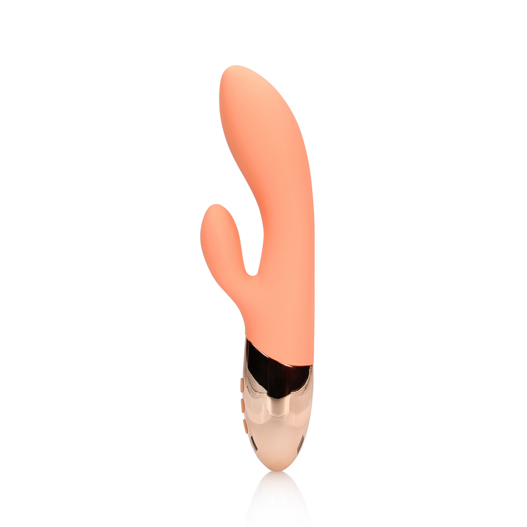 Ultra weicher Silikon Rabbit Vibrator - Ceramic Peach