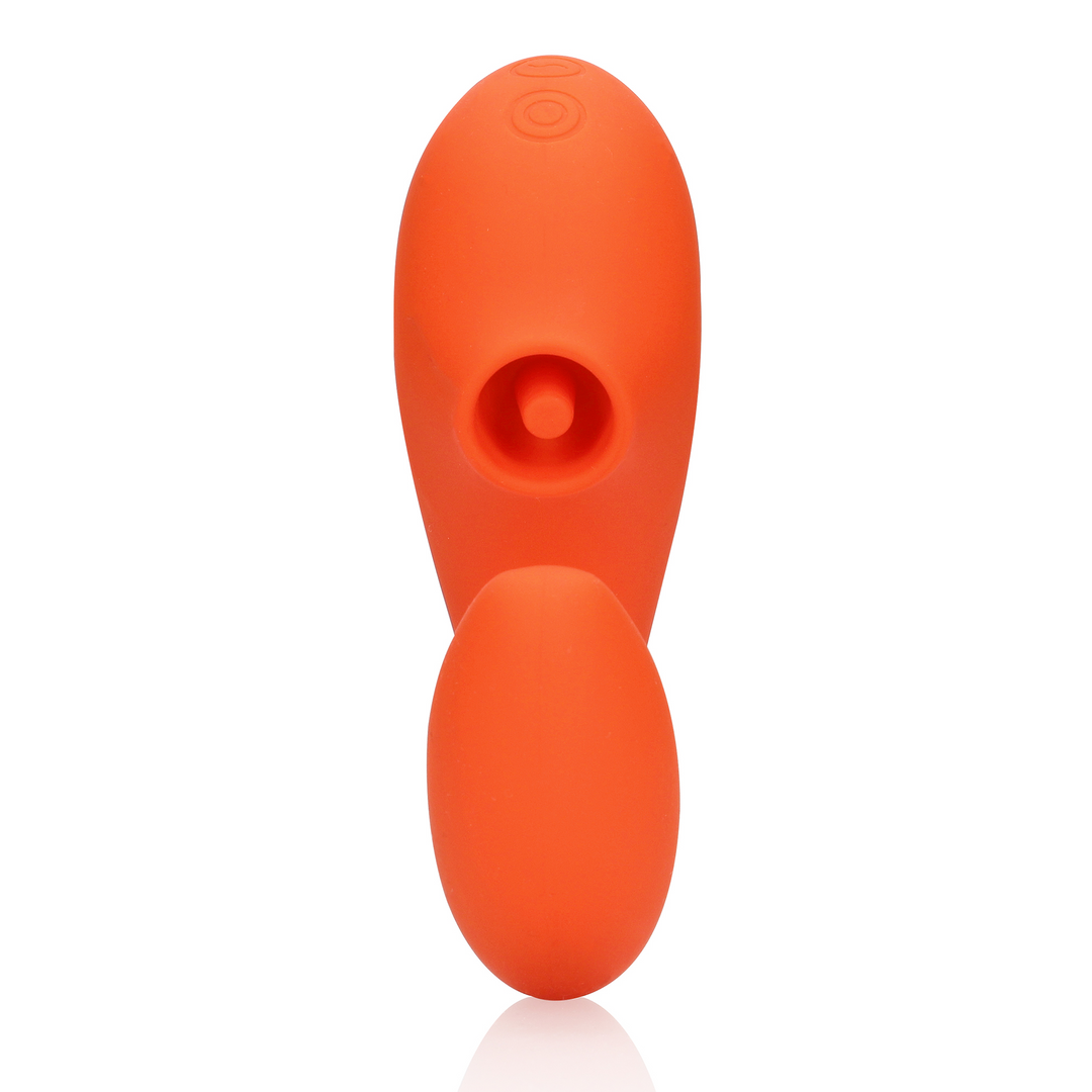 G-Punkt Vibrator mit klitoraler Puls Welle - Untamed Orange