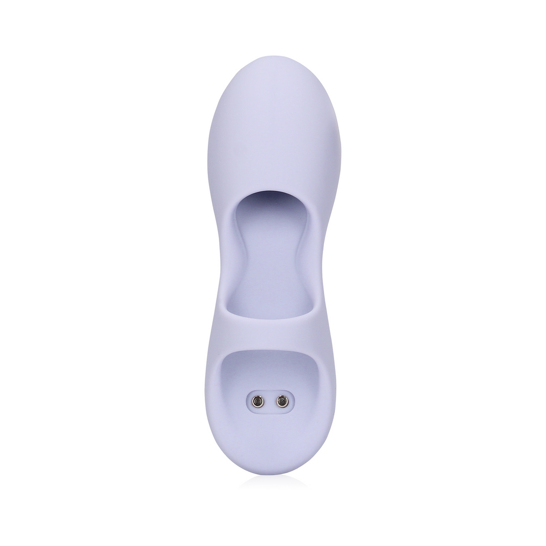 Finger Vibrator aus Silikon - Lavender