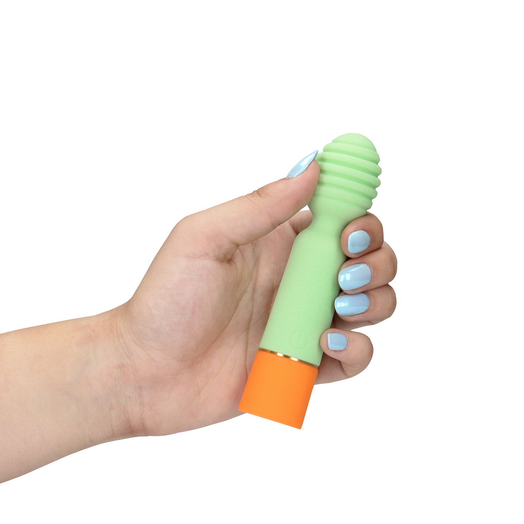 Mini Rillen Vibrator mit USB Anschluss - Spring Sage
