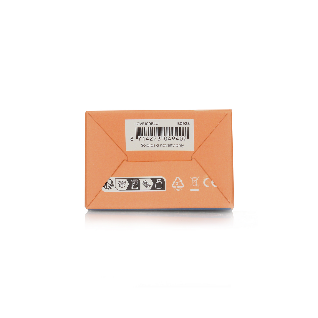 Reise Vibrator mit Gleitgel Fach und Pumpe - Blue Horizon
