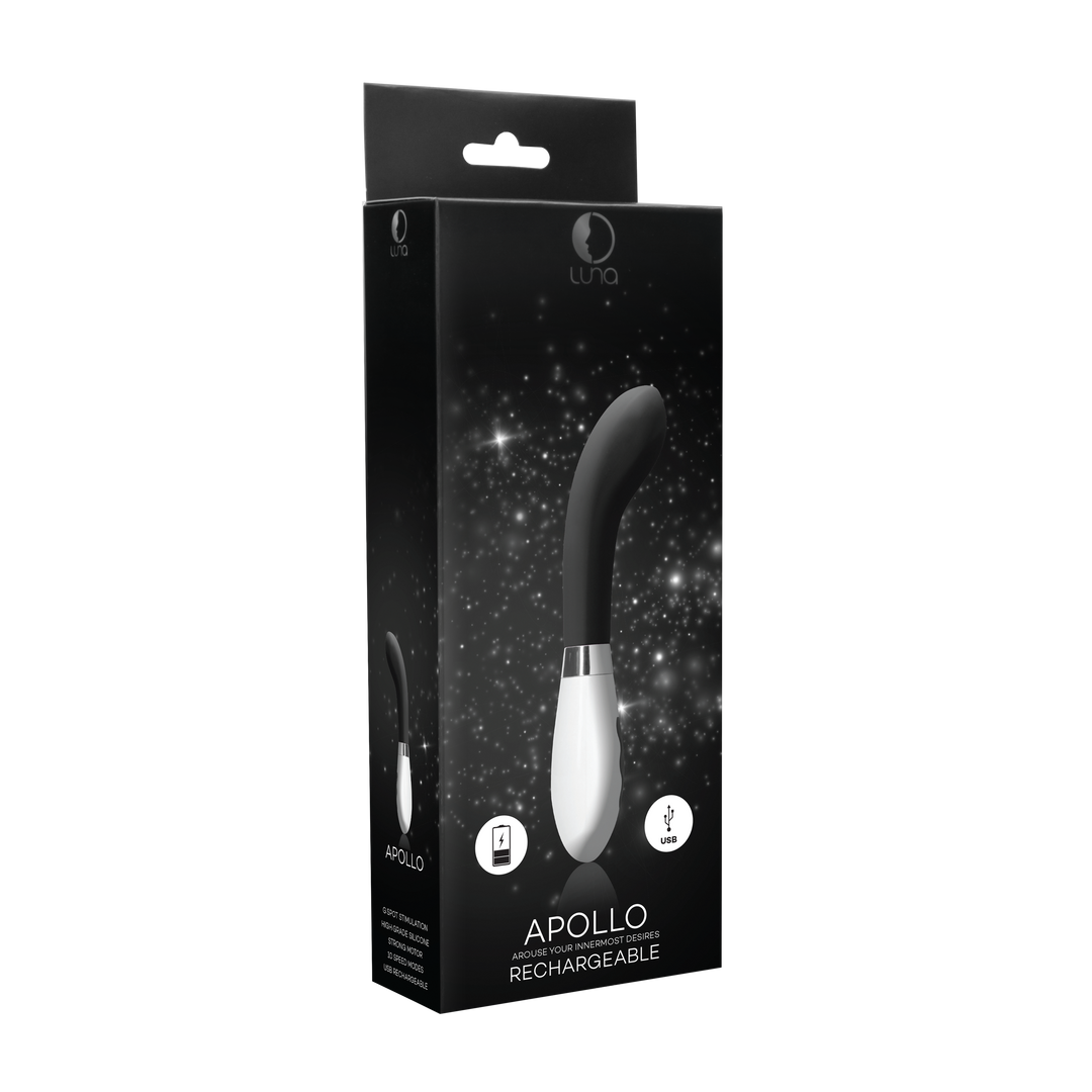 Apollo - Wiederaufladbarer Vibrator - Schwarz