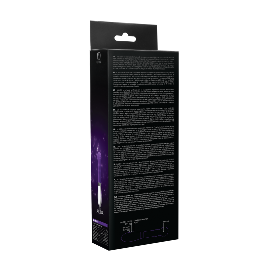 Alida - Wiederaufladbarer Vibrator - Lila