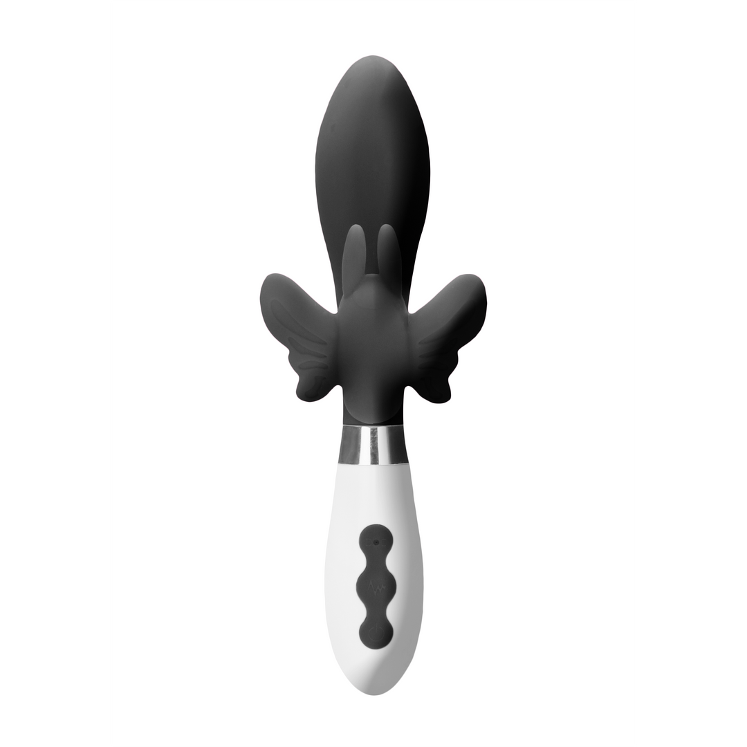 Alexios - Wiederaufladbarer Rabbit Vibrator - Schwarz