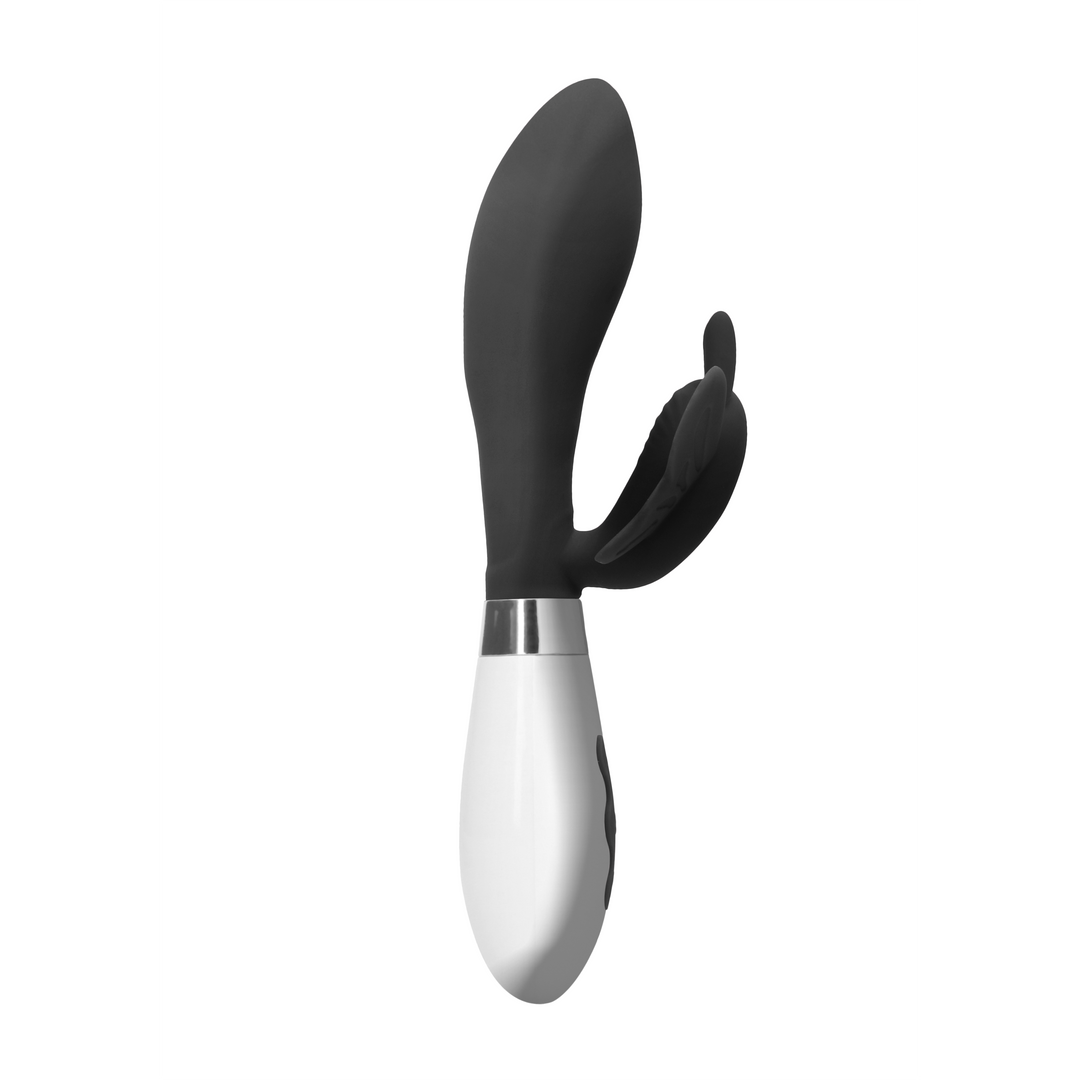 Alexios - Wiederaufladbarer Rabbit Vibrator - Schwarz