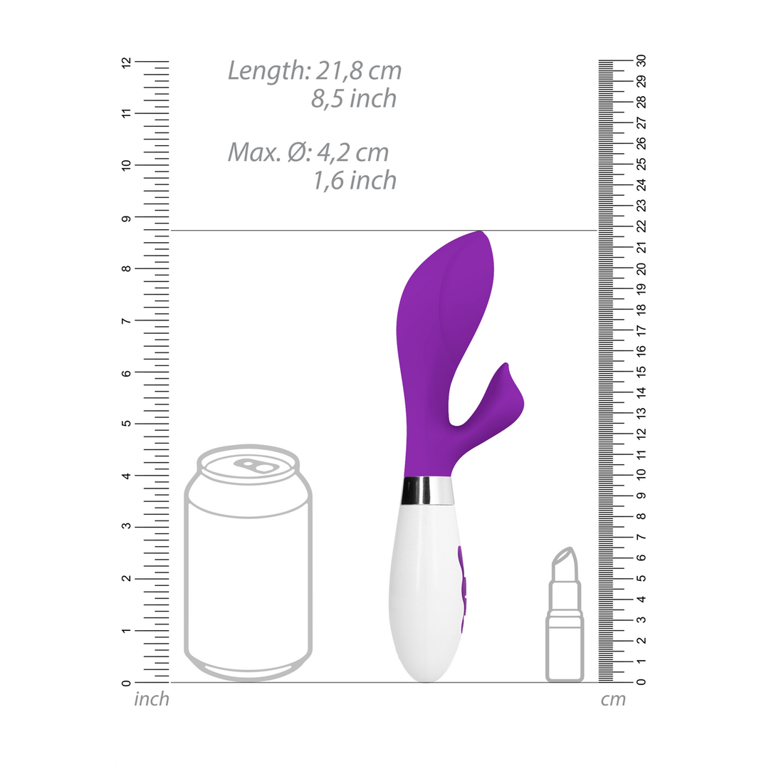 Achelois - Wiederaufladbarer Klitorisstimulator und Vibrator - Lila
