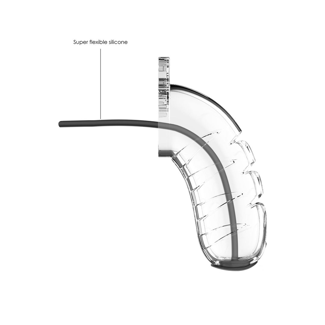 Modell 16 Keuschheitscockkäfig mit Harnröhre - 4,5 / 11,5 cm