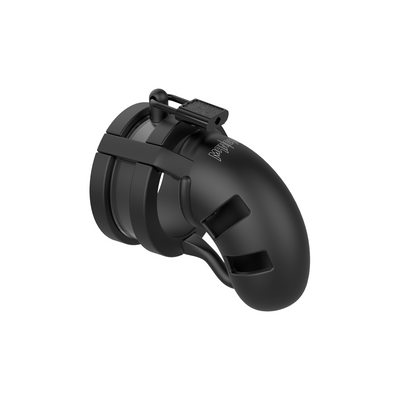 Modell 18 Keuschheitscockkäfig mit Ballsplitter - 3,5 / 9 cm
