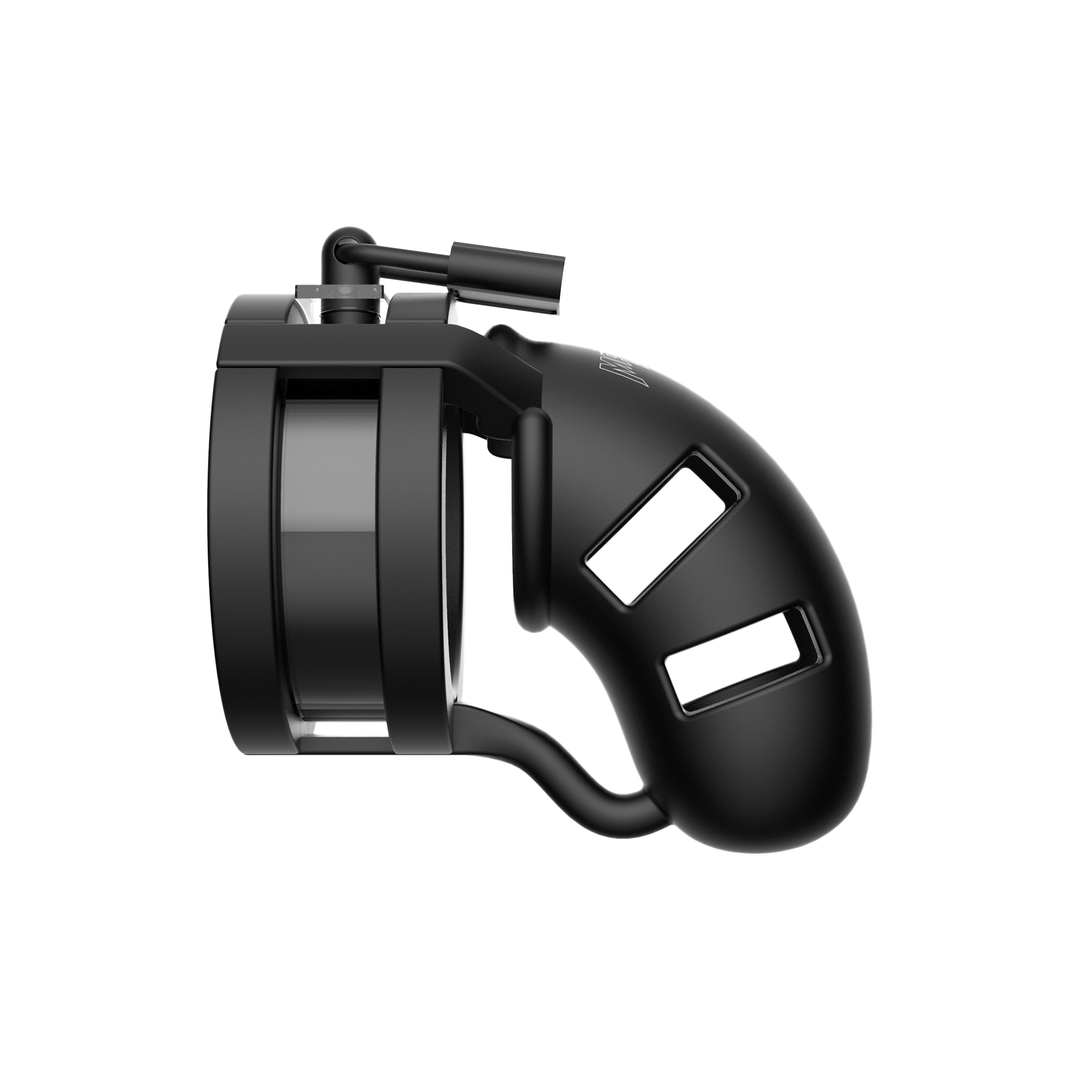 Modell 18 Keuschheitscockkäfig mit Ballsplitter - 3,5 / 9 cm
