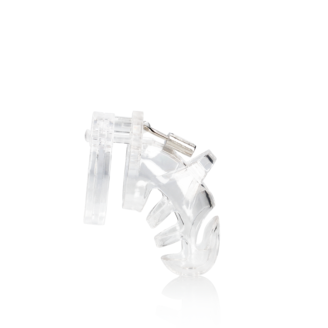 Modell 25 - Keuschheitskäfig - 3,5'' / 9 cm - Transparent
