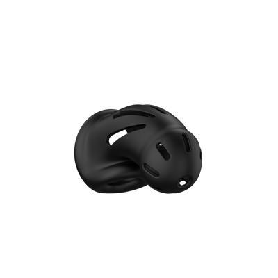 Modell 27 - Ultra Soft Silikon Keuschheitskäfig - Schwarz