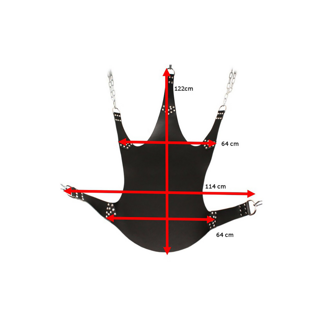 Leder Sling mit 5 Punkten