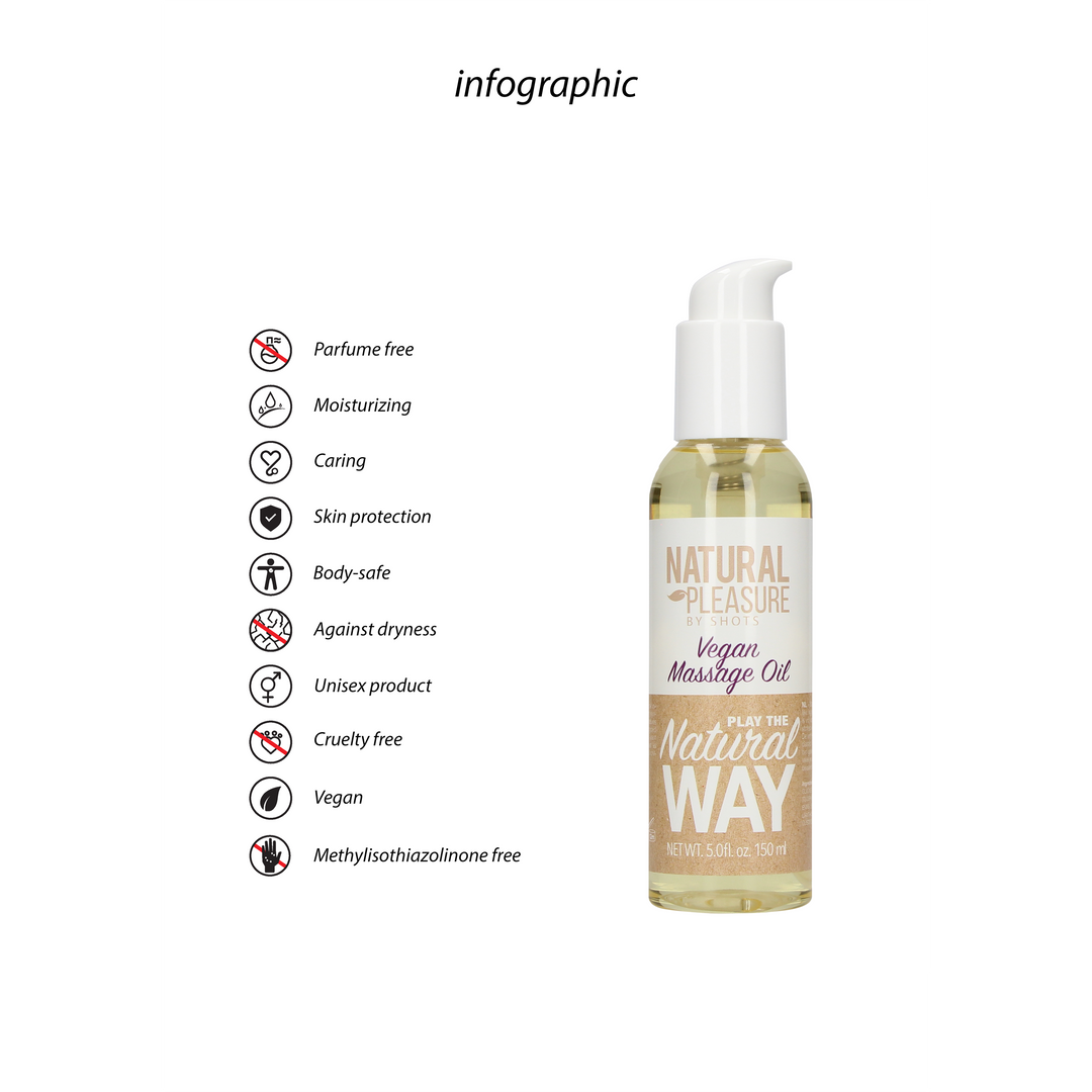 Vegan Massageöl - 5 fl oz / 150 ml