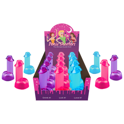 Set von 12 Penis-Shootern