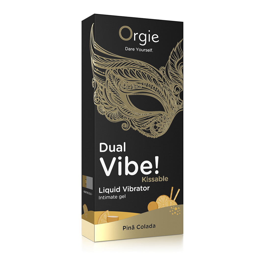 Dual Vibe! Kissable Flüssig-Vibrator - Pina Colada - 0,5 fl oz / 15 ml