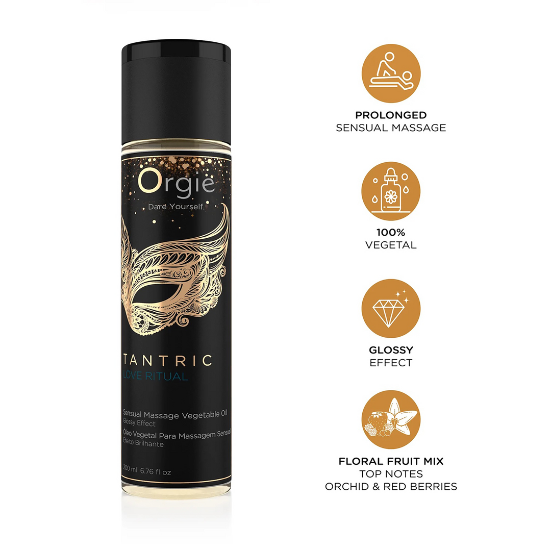 Tantrische Liebesritual - Shining Effect Massageöl - 7 fl oz / 200 ml
