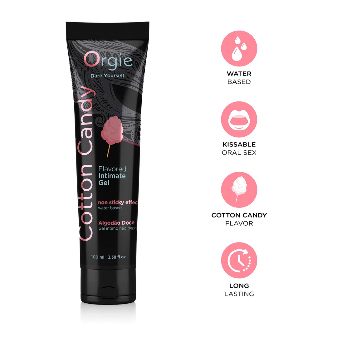 Lube Tube Zuckerwatte - Wasserbasiertes Gleitmittel - 3 fl oz / 100 ml