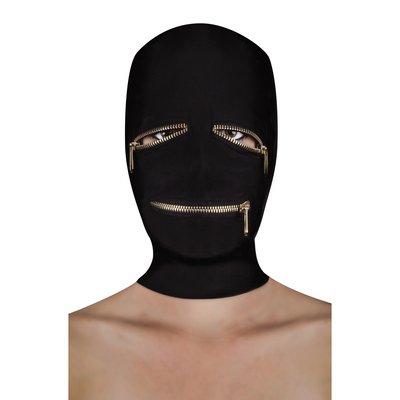 Extreme Zipper-Maske mit Augen- und Mund-Reißverschluss