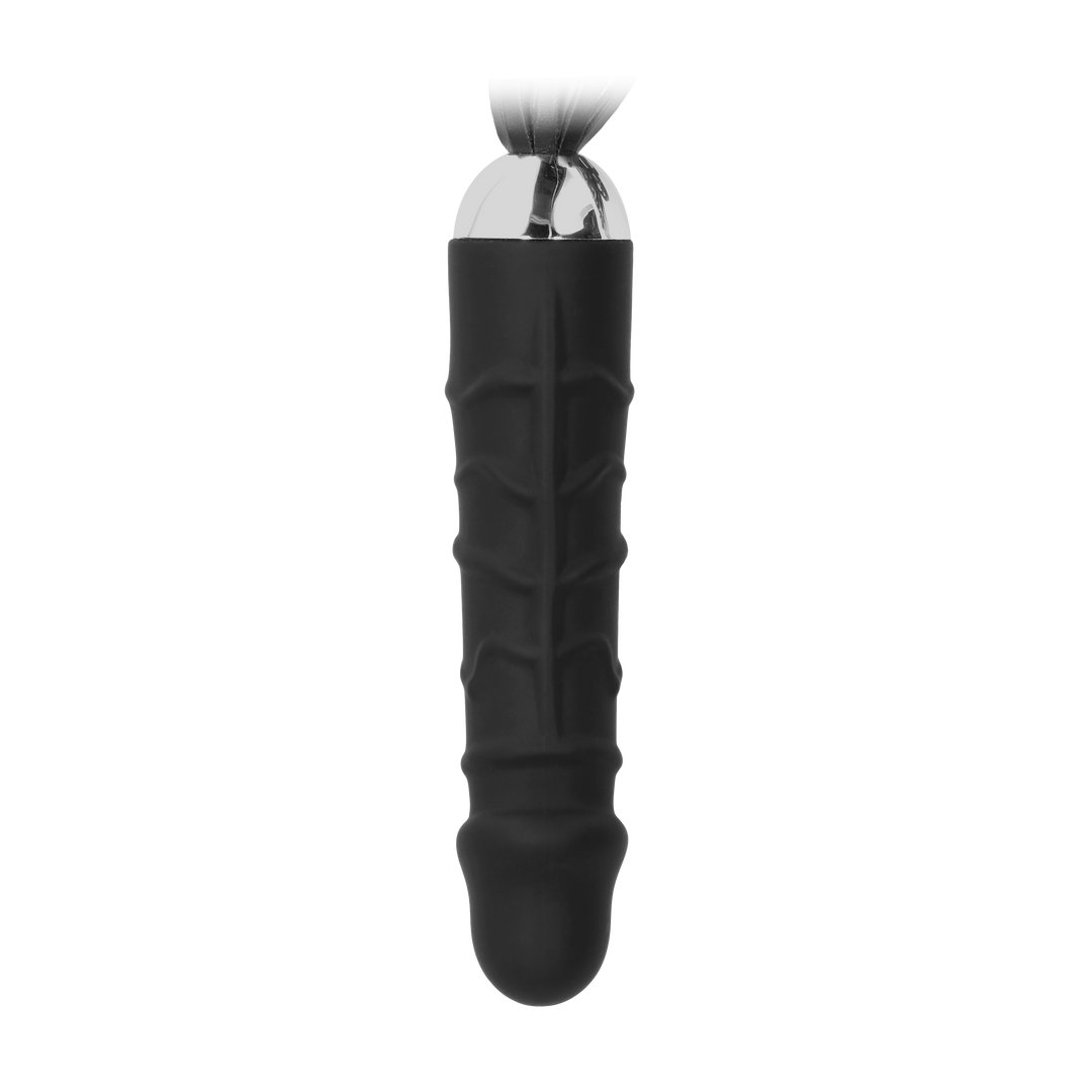 Peitsche mit realistischem Silikon Dildo