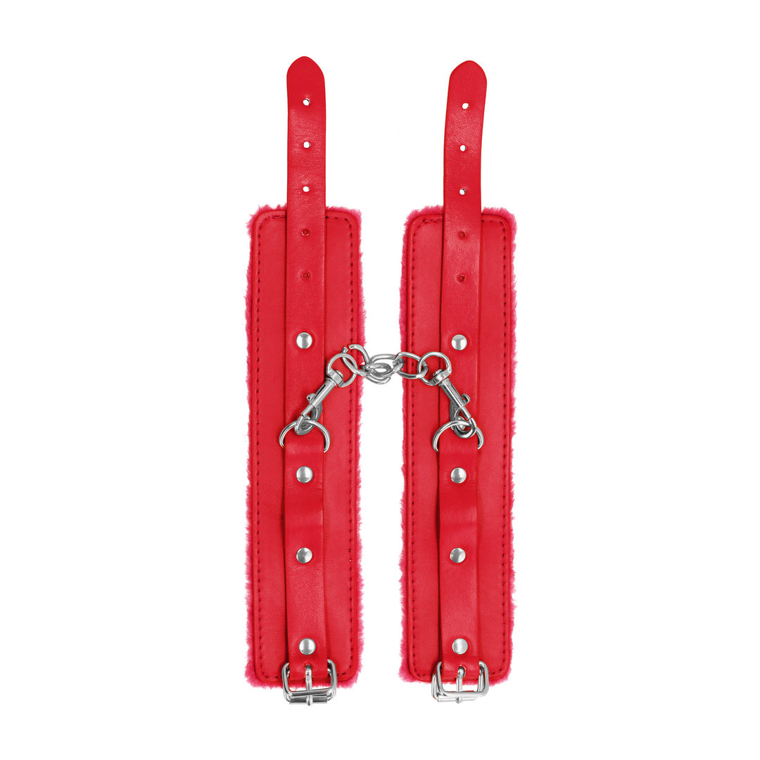 Plüsch Leder Handschellen