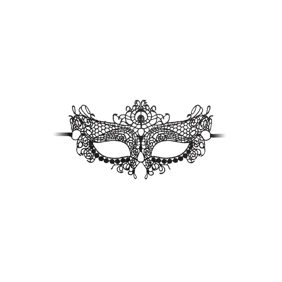 Königin - Schwarze Spitzenmaske