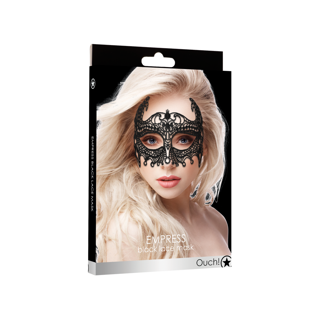 Kaiserin - Schwarze Spitzenmaske