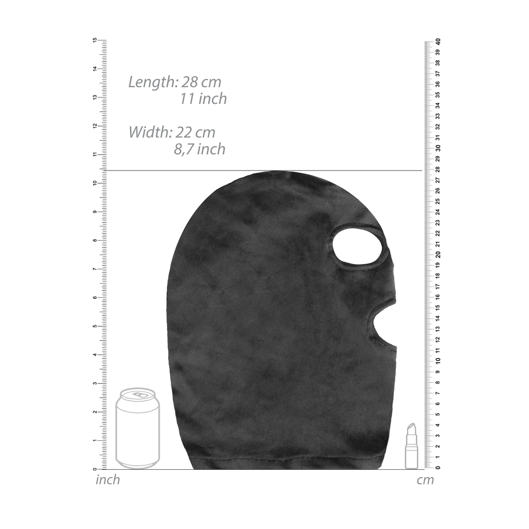 Maske mit Augen- und Mundöffnung