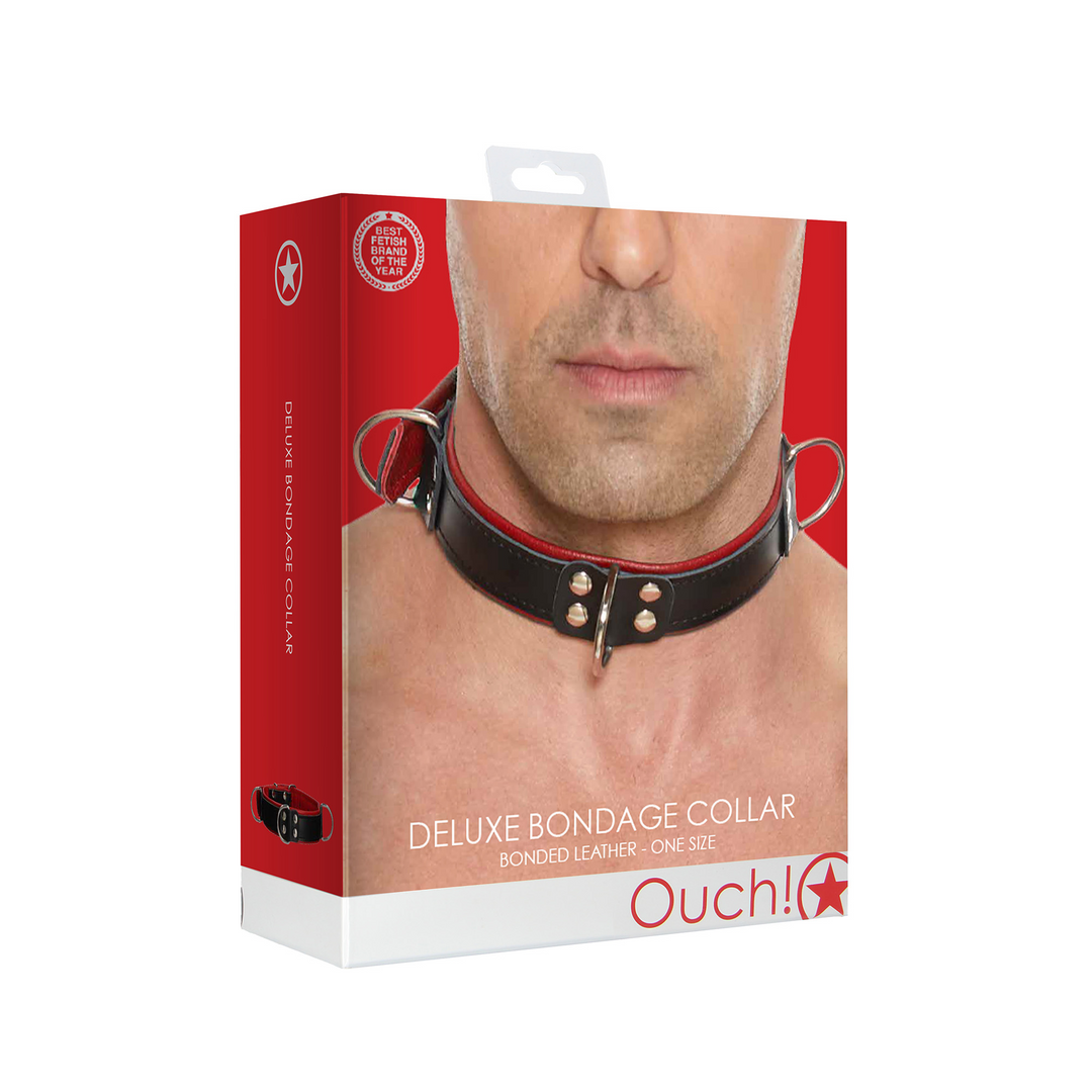 Deluxe Bondage Halsband - Einheitsgröße