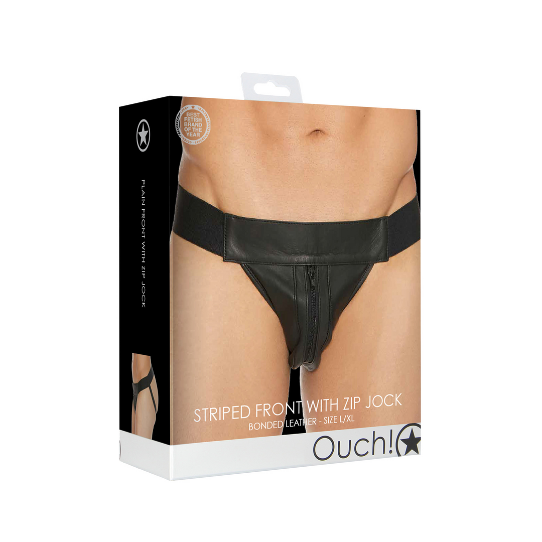 Einfache Vorderseite mit Reißverschluss Jock - L/XL