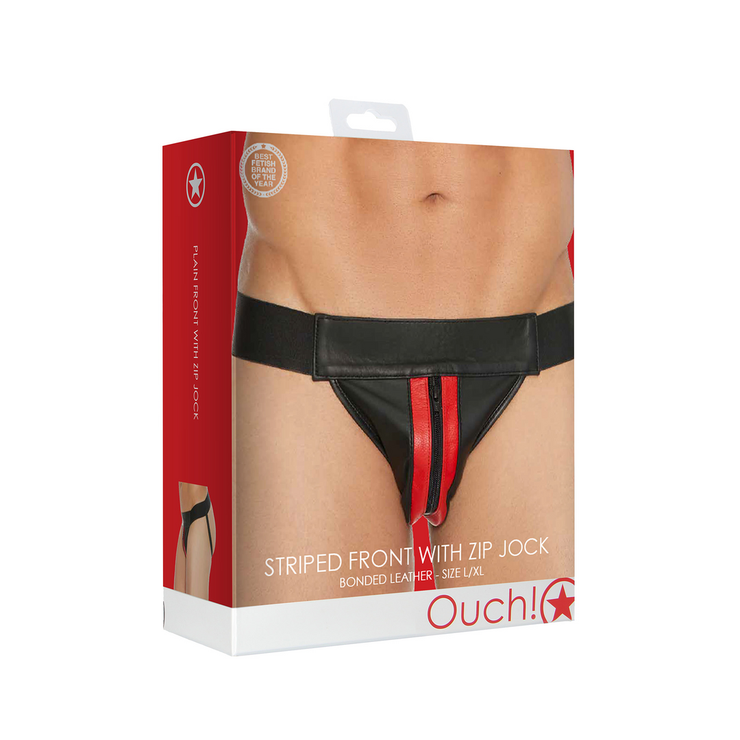 Einfache Vorderseite mit Reißverschluss Jock - L/XL