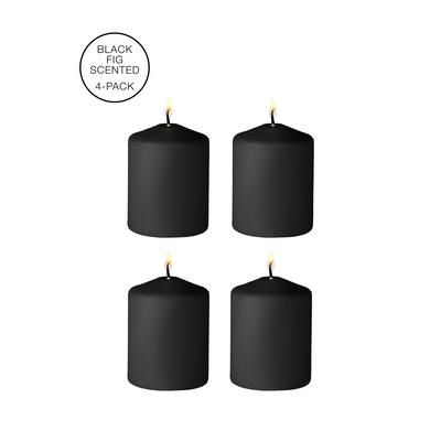 Tease Candles - Ungehorsam - 4 Stück - Schwarz