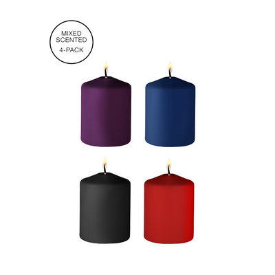Tease Candles - Mix - 4 Stück - Multicolor