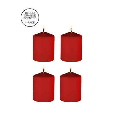 Tease Candles - Sündhaft - 4 Stück - Rot