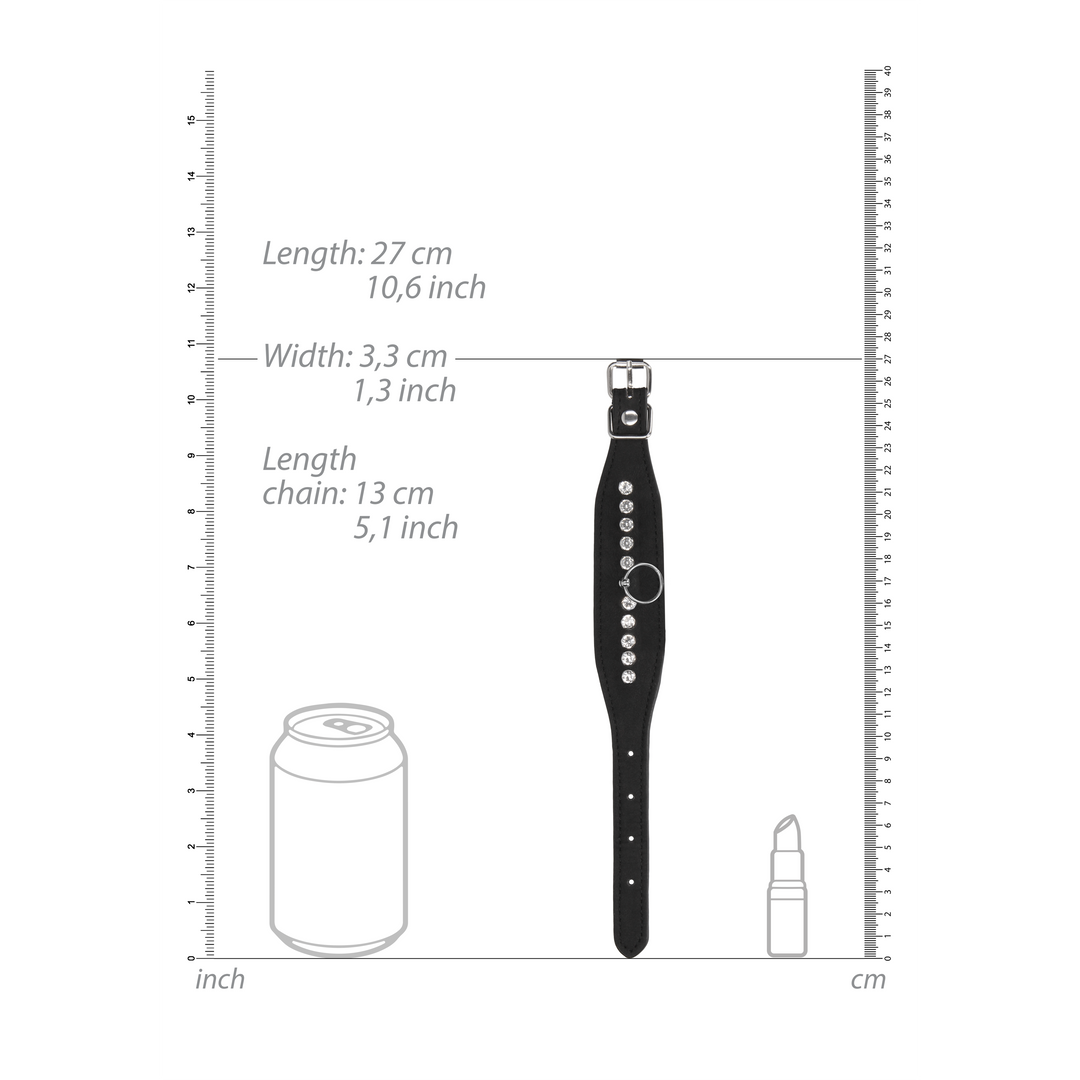 Diamantbesetzte Handgelenkmanschetten