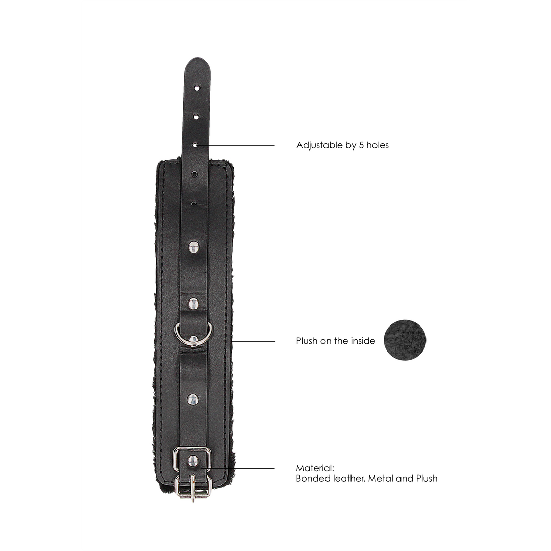 Plüsch Bonded Leder Handfesseln