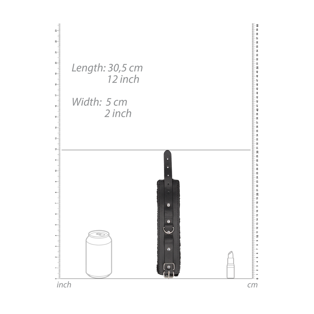 Plüsch Bonded Leder Handfesseln