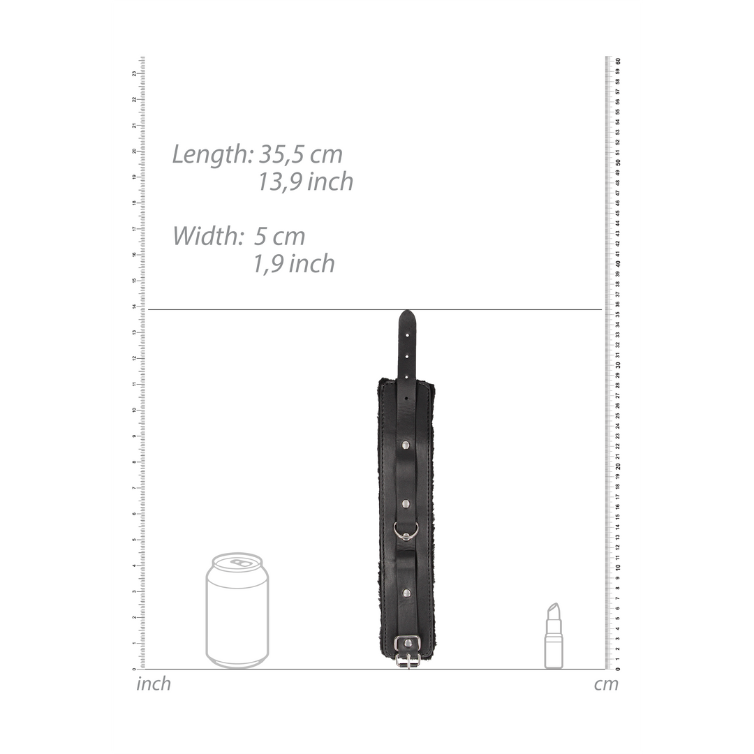 Plüsch Bonded Leder Knöchelbänder