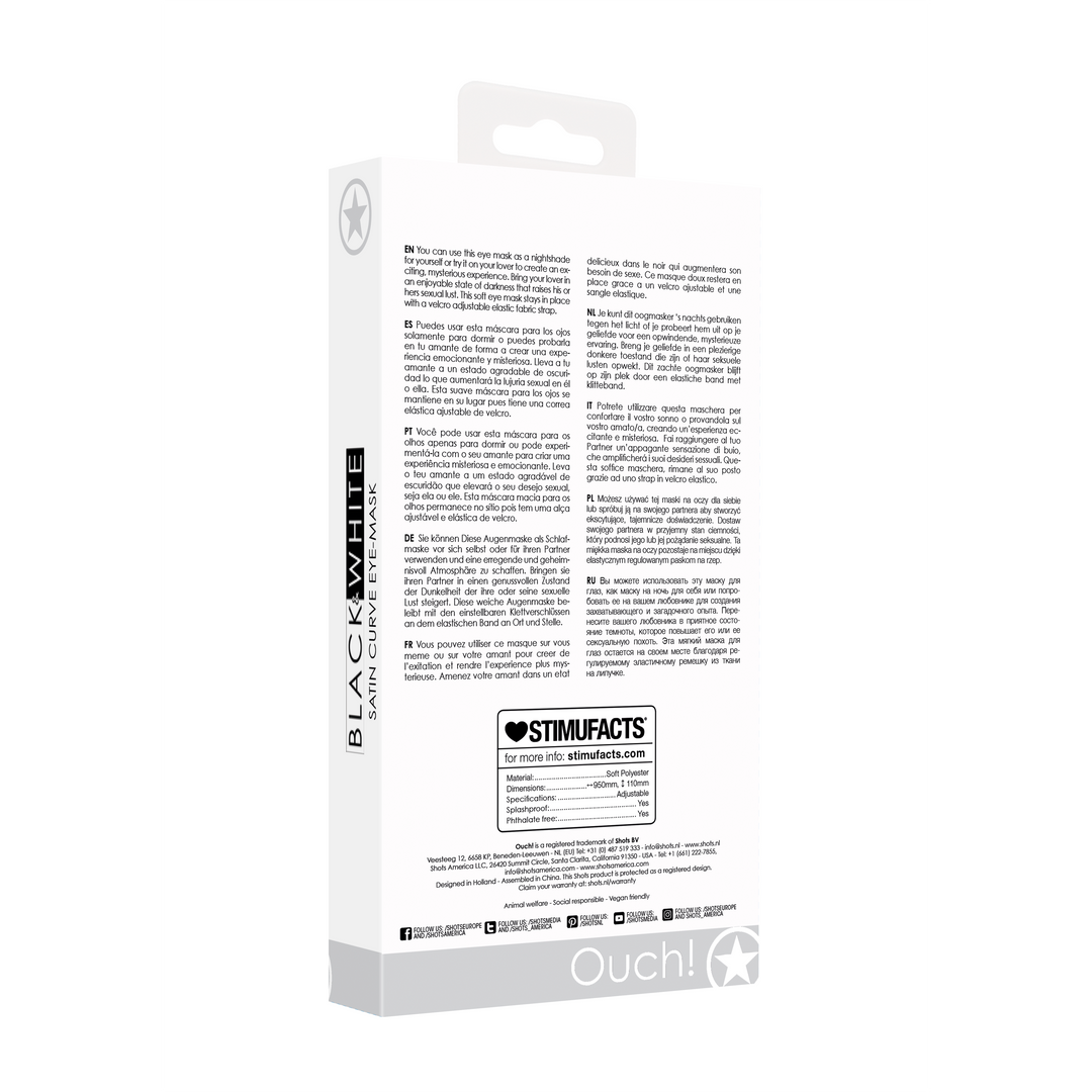Satin Curvy Augenmaske