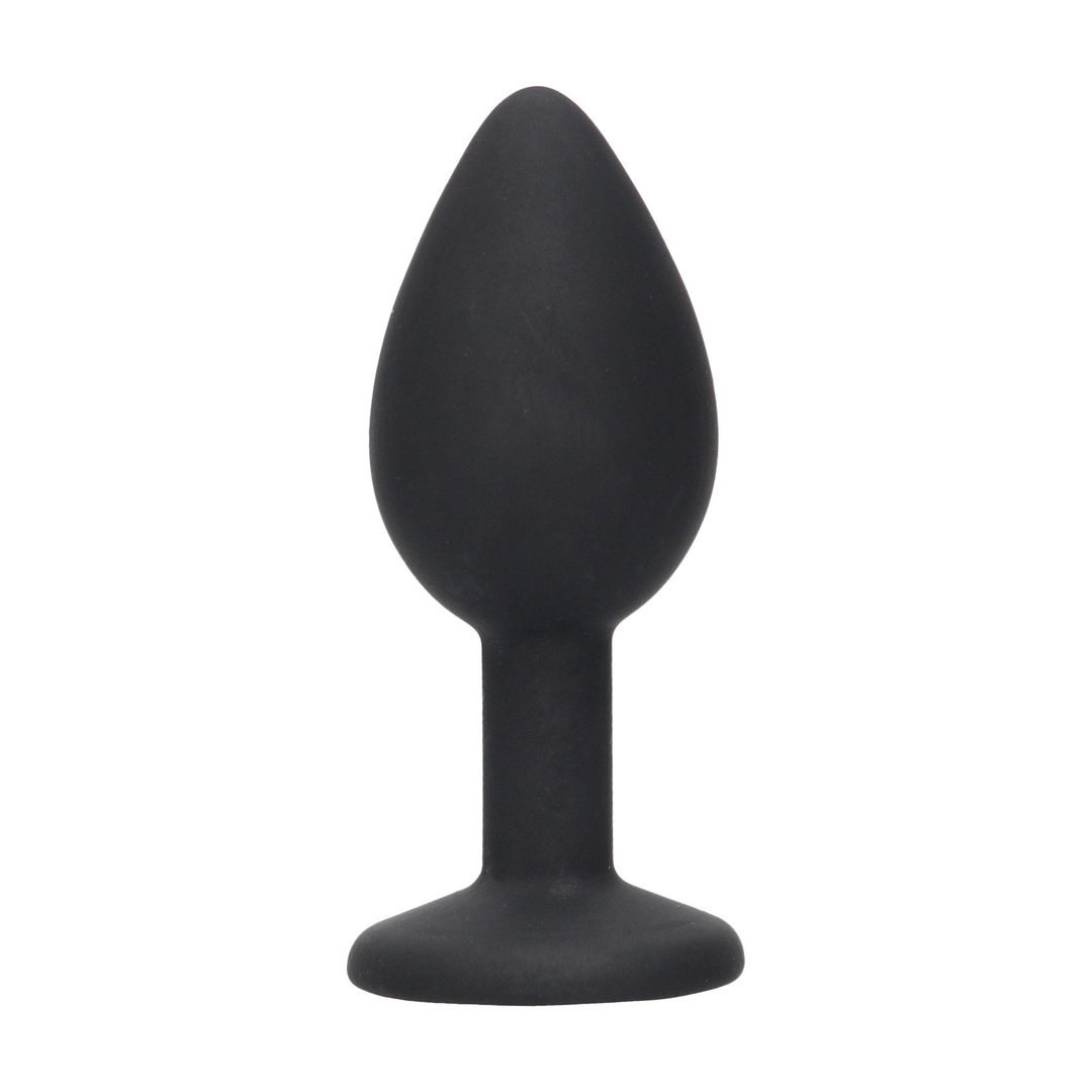 Silikon Butt Plug mit abnehmbaren Schmuck