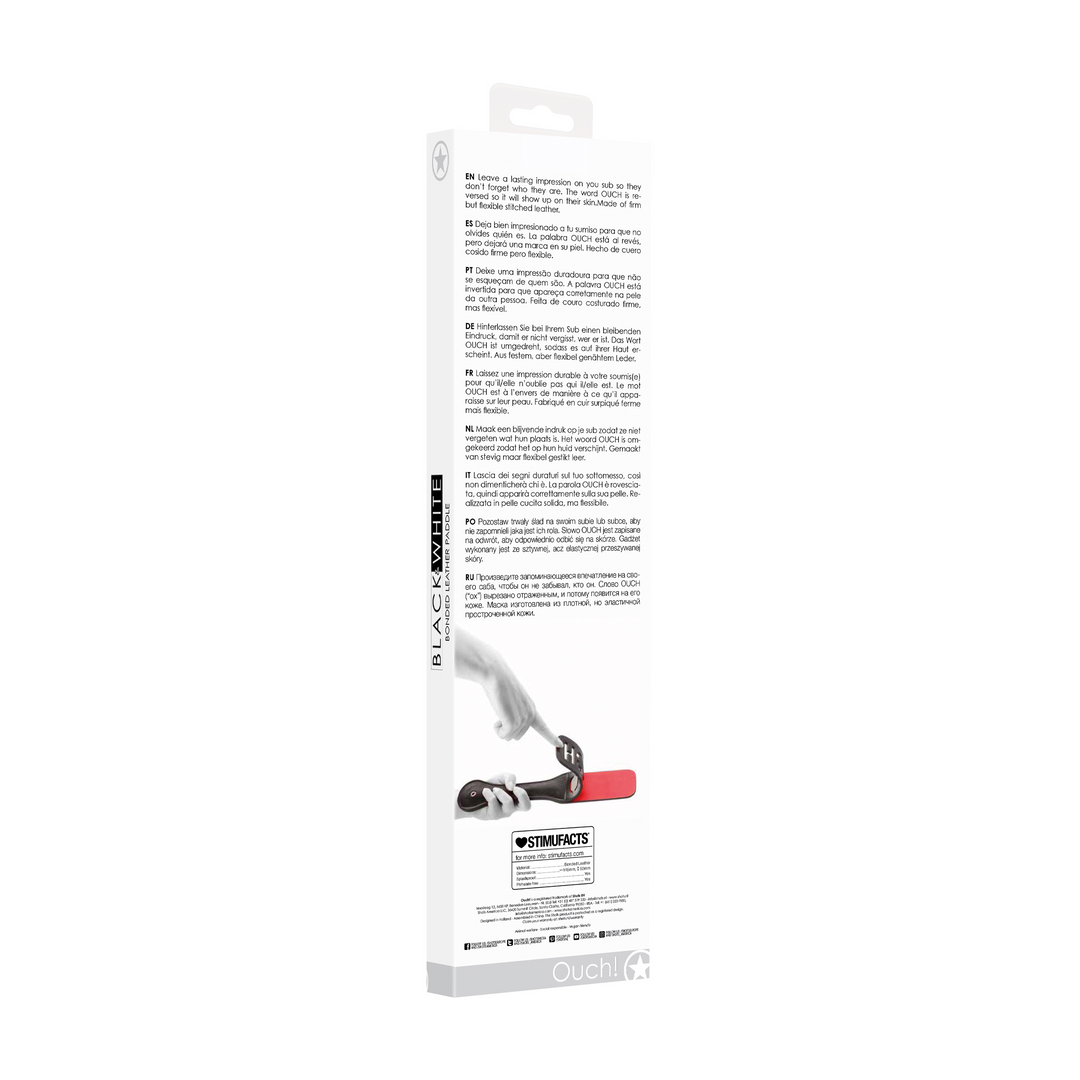 Bonded Leather Paddle Aua