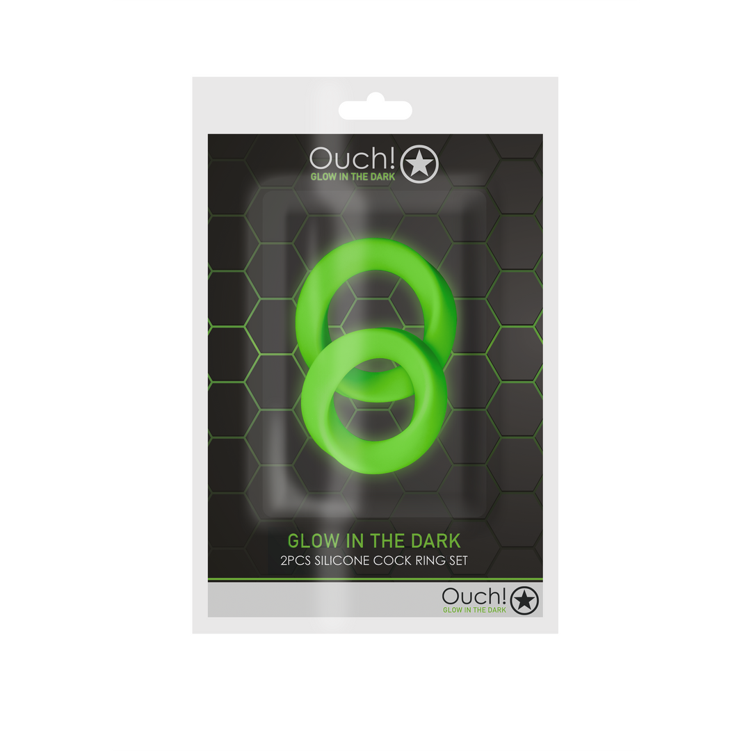Cockring Set - Leuchtet im Dunkeln - 2 Stück