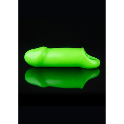 Glatt Dick Dehnbar Penis Hülle - Leuchtet im Dunkeln